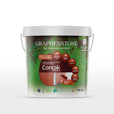 Adhesion bridge for mortars